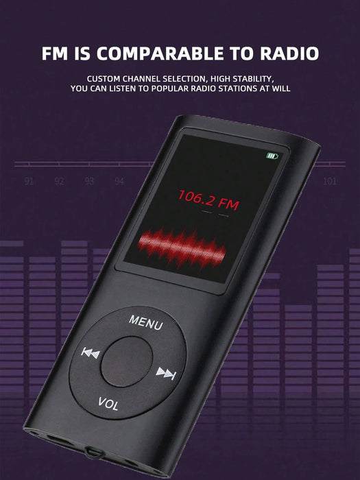 SHEIN Reproductor MP3 portátil de alta fidelidad GM22, compatible con grabación MP4, radio FM - Quierox - Tienda Online