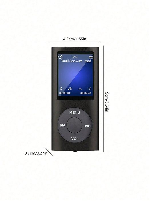 SHEIN Reproductor MP3 portátil de alta fidelidad GM22, compatible con grabación MP4, radio FM - Quierox - Tienda Online