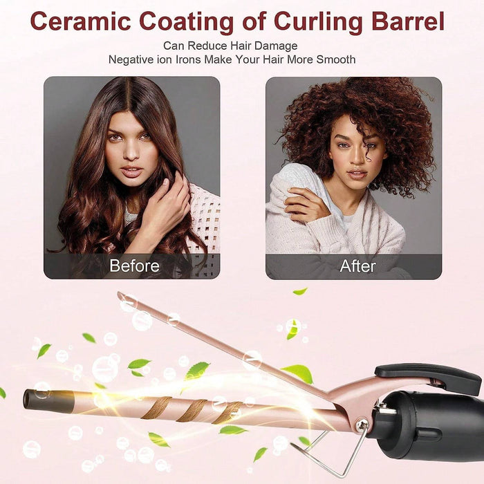 Shein Rizador de pelo mini de 9mm con 2 configuraciones de calor y control de temperatura - Quierox - Tienda Online