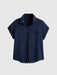 SHEIN ROMWE Camisa básica con botones frontales - Quierox - Tienda Online