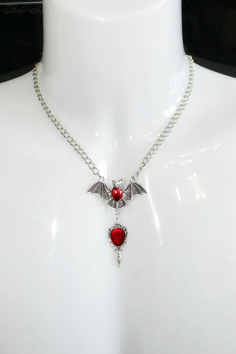 SHEIN ROMWE Goth 1 pieza Collar con dije de murciélago - Quierox - Tienda Online
