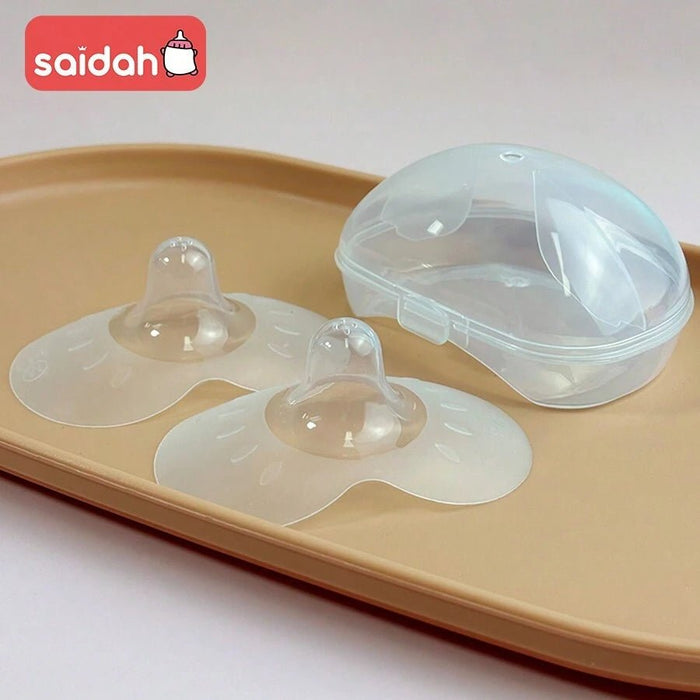 Shein SAIDAH 2 Piezas Protector De Pezones De Silicona De Mariposa Para La Madre - Quierox - Tienda Online