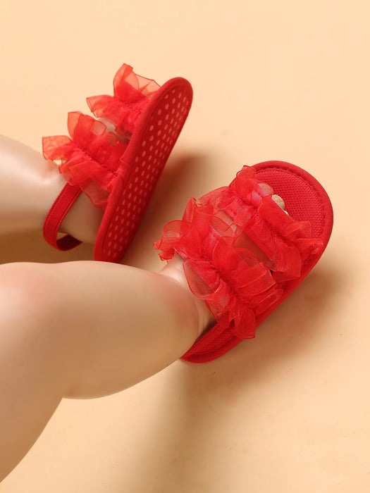 Shein Sandalias con decoración de encaje para niña - Quierox - Tienda Online