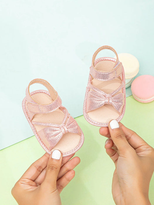 SHEIN Sandalias con tira de tobillo de moda de tela,para bebés - Quierox - Tienda Online