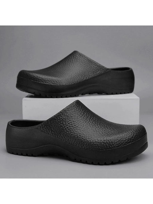 Shein Sandalias de hombre, zapatos de chef, antideslizantes de EVA, negras, punta cerrada - Quierox - Tienda Online
