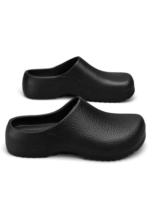 Shein Sandalias de hombre, zapatos de chef, antideslizantes de EVA, negras, punta cerrada - Quierox - Tienda Online