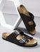 Shein Sandalias de moda para hombre con suela de corcho suave, plantilla cómoda - Quierox - Tienda Online