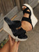 SHEIN sandalias de plataforma con suela gruesa de terciopelo para mujer - Quierox - Tienda Online