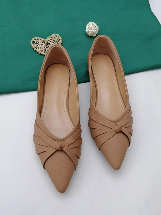 SHEIN sandalias de punta puntiaguda para mujer, informales elegantes con diseño cruzado - Quierox - Tienda Online