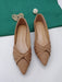 SHEIN sandalias de punta puntiaguda para mujer, informales elegantes con diseño cruzado - Quierox - Tienda Online