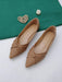SHEIN sandalias de punta puntiaguda para mujer, informales elegantes con diseño cruzado - Quierox - Tienda Online