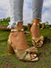 SHEIN Sandalias de tacón alto para mujer, primavera y verano, tacón grueso redondo - Quierox - Tienda Online