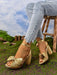 SHEIN Sandalias de tacón alto para mujer, primavera y verano, tacón grueso redondo - Quierox - Tienda Online