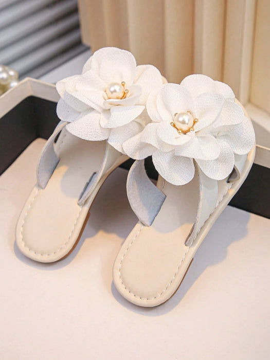 SHEIN sandalias de verano de moda con cuentas de strass y suela blanda - Quierox - Tienda Online