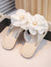 SHEIN sandalias de verano de moda con cuentas de strass y suela blanda - Quierox - Tienda Online