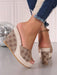 SHEIN Sandalias de verano nuevas, con suela gruesa, plataforma, cuña, informales para mujer - Quierox - Tienda Online