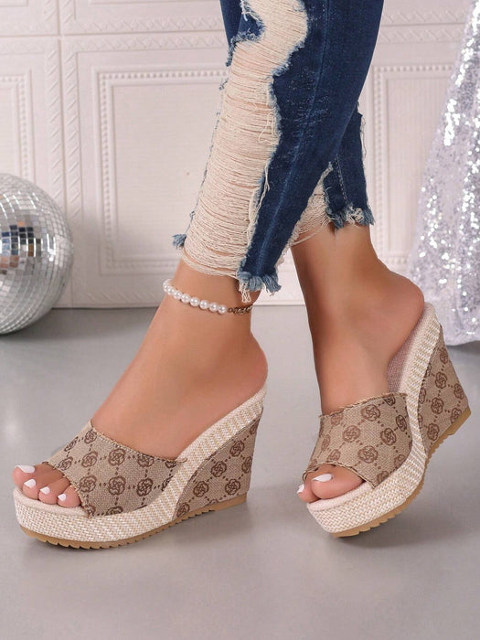 SHEIN Sandalias de verano nuevas, con suela gruesa, plataforma, cuña, informales para mujer - Quierox - Tienda Online