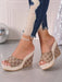 SHEIN Sandalias de verano nuevas, con suela gruesa, plataforma, cuña, informales para mujer - Quierox - Tienda Online