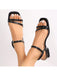 Shein Sandalias elegantes con tiras en el tobillo para mujer - Quierox - Tienda Online