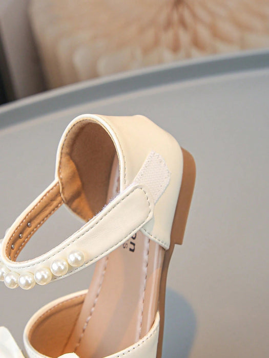 SHEIN Sandalias minimalistas de exterior para niñas, con detalles de perlas - Quierox - Tienda Online