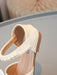 SHEIN Sandalias minimalistas de exterior para niñas, con detalles de perlas - Quierox - Tienda Online
