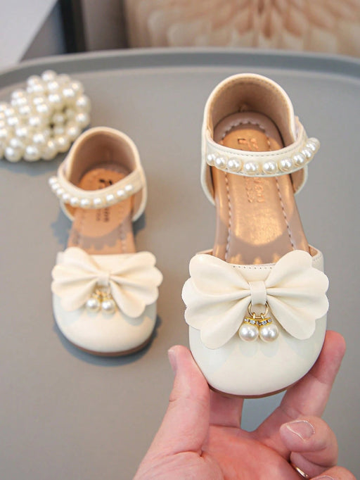 SHEIN Sandalias minimalistas de exterior para niñas, con detalles de perlas - Quierox - Tienda Online