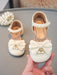 SHEIN Sandalias minimalistas de exterior para niñas, con detalles de perlas - Quierox - Tienda Online