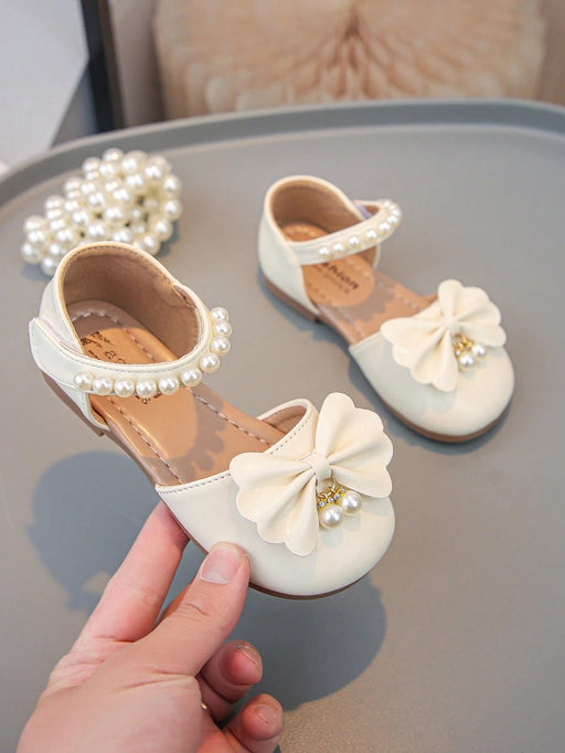 SHEIN Sandalias minimalistas de exterior para niñas, con detalles de perlas - Quierox - Tienda Online