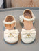 SHEIN Sandalias minimalistas de exterior para niñas, con detalles de perlas - Quierox - Tienda Online