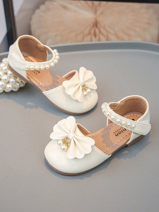 SHEIN Sandalias minimalistas de exterior para niñas, con detalles de perlas - Quierox - Tienda Online