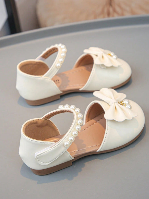 SHEIN Sandalias minimalistas de exterior para niñas, con detalles de perlas - Quierox - Tienda Online