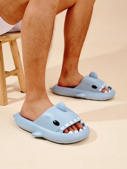 Shein Sandalias para hombre con diseño de tiburón divertido - Quierox - Tienda Online