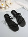 SHEIN Sandalias planas casuales de mujer, transpirables de punta abierta - Quierox - Tienda Online