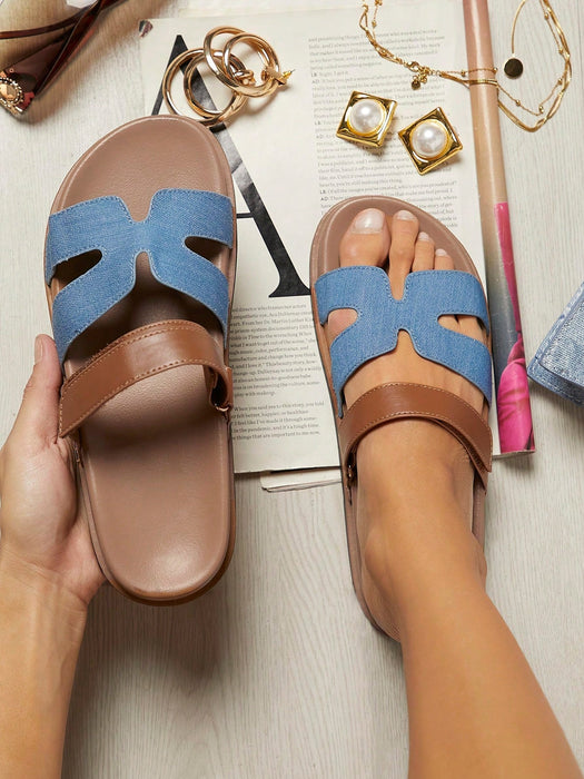 SHEIN Sandalias planas cómodas y esenciales para mujer - Quierox - Tienda Online