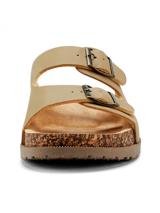 SHEIN Sandalias planas de mujer Hebilla Botón - Quierox - Tienda Online