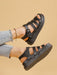 SHEIN Sandalias planas para mujer de verano con suela gruesa, estilo romano, antideslizantes - Quierox - Tienda Online