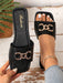 Shein Sandalias planas para mujer, sandalias, chanclas para interiores - Quierox - Tienda Online