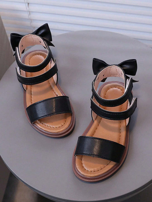 SHEIN Sandalias romanas de suela gruesa para niña, zapatos deportivos informales de caña - Quierox - Tienda Online