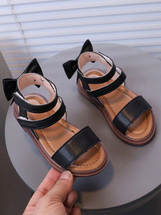 SHEIN Sandalias romanas de suela gruesa para niña, zapatos deportivos informales de caña - Quierox - Tienda Online