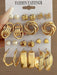 SHEIN Set de 11 pares de aretes decorados con perlas falsas y corazones - Quierox - Tienda Online