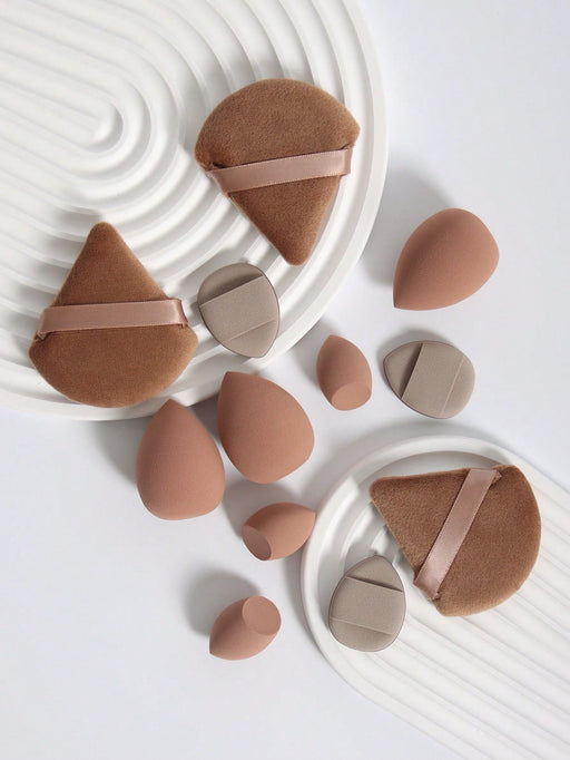 SHEIN Set de 12 esponjas de maquillaje de uso múltiple - Quierox - Tienda Online