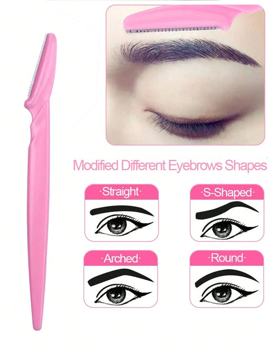 Shein Set de 12 piezas de afeitadoras y recortadoras seguras para cejas - Quierox - Tienda Online