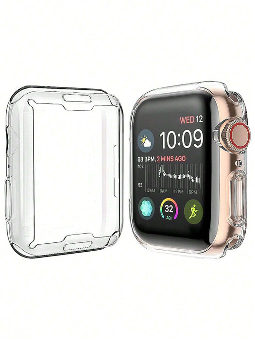 SHEIN Set de 2 fundas protectoras transparentes de TPU de cobertura 38MM - Quierox - Tienda Online