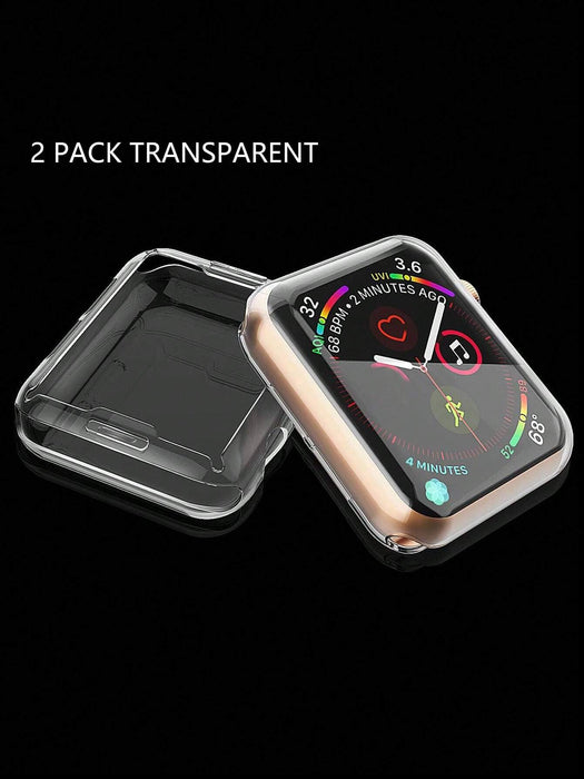 SHEIN Set de 2 fundas protectoras transparentes de TPU de cobertura 38MM - Quierox - Tienda Online