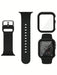 SHEIN Set de 2 piezas: Correa de reloj deportiva de silicona suave negra + Protector de pantalla - Quierox - Tienda Online