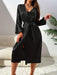 SHEIN Set de 2 piezas de bata y camisón de dormir con cinturón de seda sintética - Quierox - Tienda Online