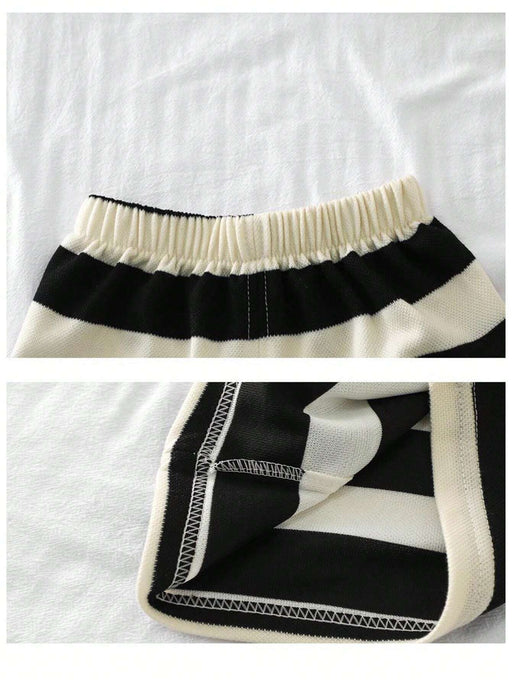 SHEIN Set de 2 piezas de ropa de verano a rayas para niños - Quierox - Tienda Online