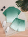 Shein Set de 2 piezas de top de manga corta y shorts con efecto degradado para niño - Quierox - Tienda Online