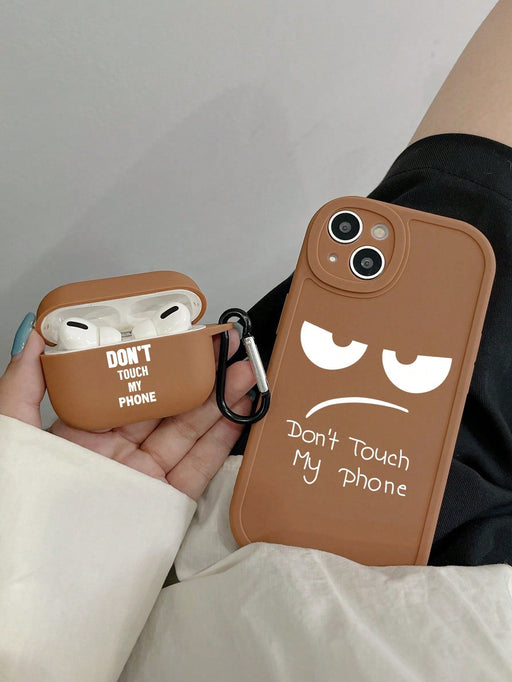 SHEIN Set de 2 piezas: Funda para AirPods Pro con diseño impreso mate para iPhone 12 Pro Max - Quierox - Tienda Online
