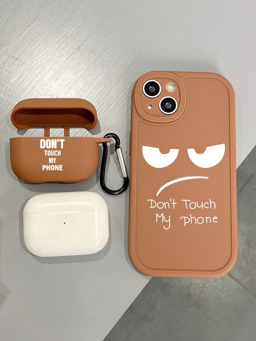 SHEIN Set de 2 piezas: Funda para AirPods Pro con diseño impreso mate para iPhone 12 Pro Max - Quierox - Tienda Online